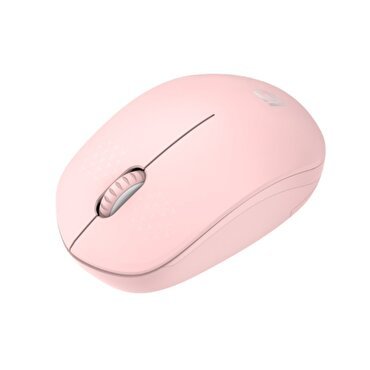 FD i210 Silient Key Wireless Mouse 2.4G - Pembe