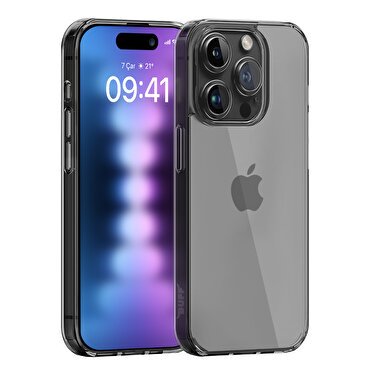 Buff iPhone 15 Pro Max Air Hybrid Kılıf Black