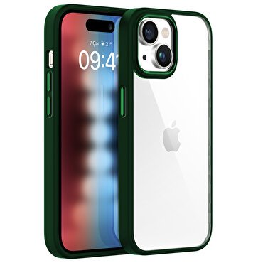 Buff iPhone 15 New Air Bumper Kılıf Green