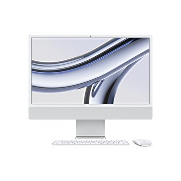 iMac 24 inc 4.5K M3 8CPU 10GPU 8GB 256GB Gümüş MQRJ3TU/A