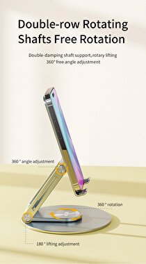 Rock Katlanabilir 360 Dönebilen Metal Stand 6974282129275
