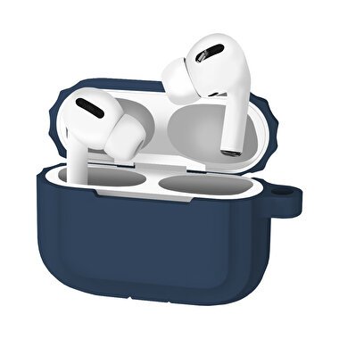 Buff Airpods Pro Rubber Silikon Kılıf - Lacivert 8683548214508