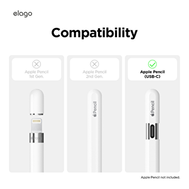 Elago Apple Pencil USB-C Uyumlu Kalem Kılıfı- Sarı 8809919812689