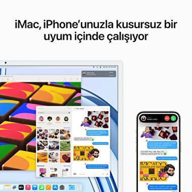 iMac 24 inc 4.5K M3 8CPU 10GPU 8GB 256GB Yeşil  MQRN3TU/A