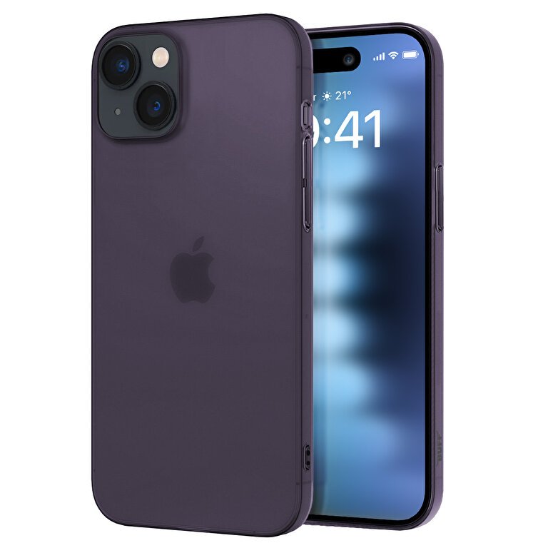 Buff iPhone 15 Slimfy Kılıf Purple 8683548219091